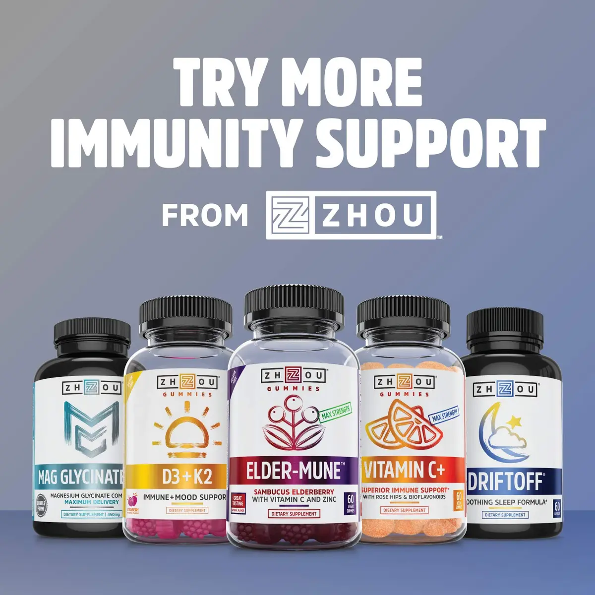 ZHOU Zinc Defender - Zinc Supplements for Men & Women - 60 Capsules | Immune & Nerve Support - view 4