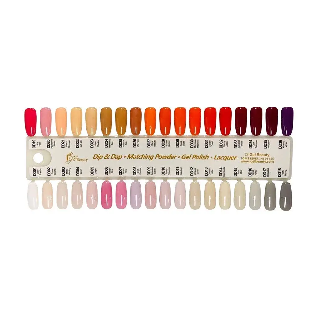 iGel Beauty Dip & Dap Collection DD053 Water Lily 59ml (2 Ounce) | Pure Nail Acrylic Dipping Powder - view 2