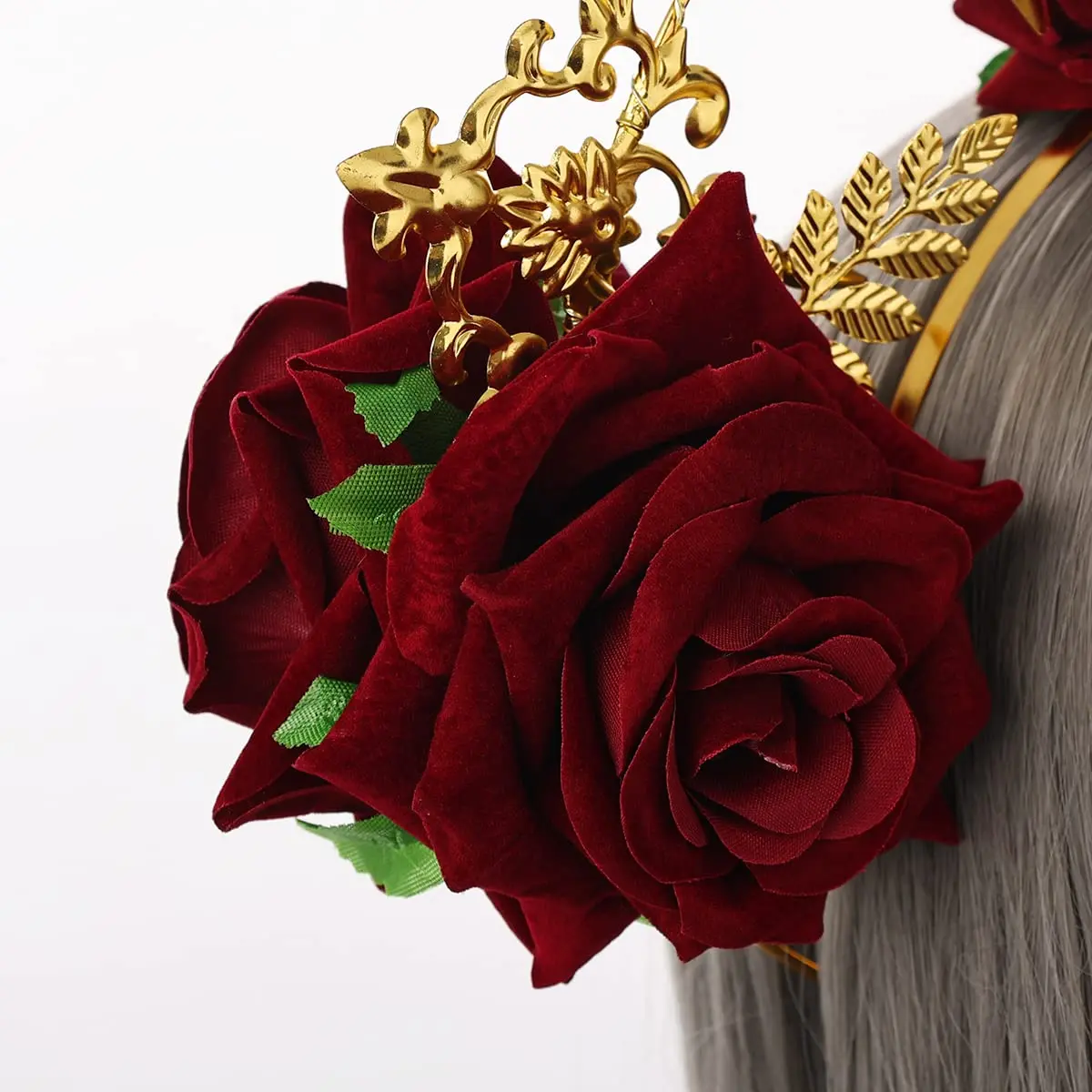 BLESSUME Halo Crown Mary Goddess Headband Gold and Red | Costume Headpiece for Women (1 Count) - view 5
