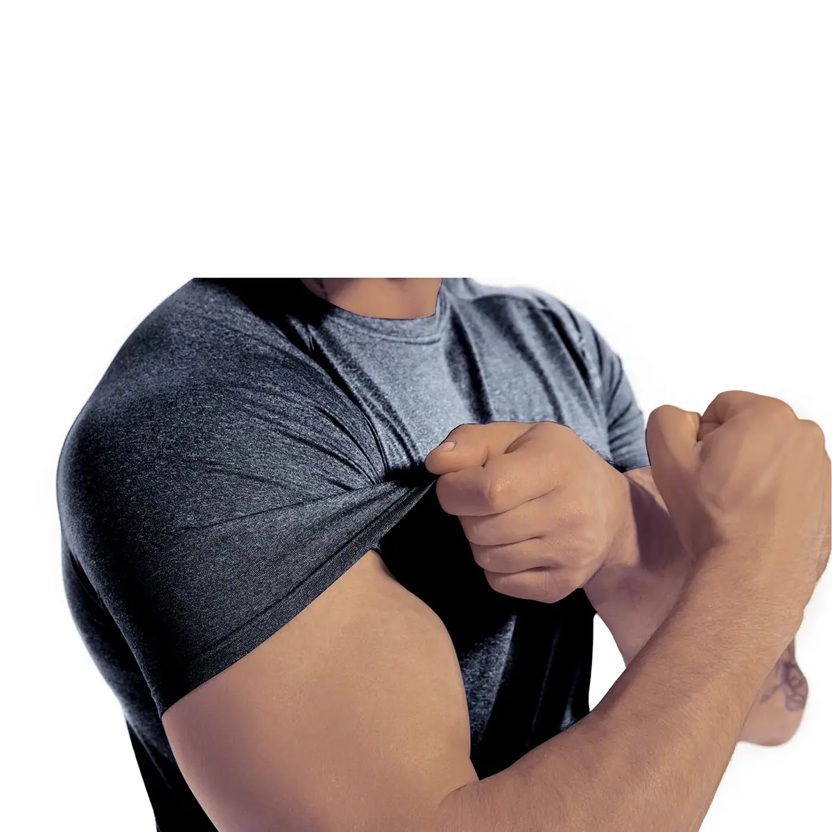 GYMELITE Men's 3pack Short Sleeve Moisture Wicking T-Shirts | Anti-Stink, Quick Dry, Breathable, Comfortable Fit - view 7
