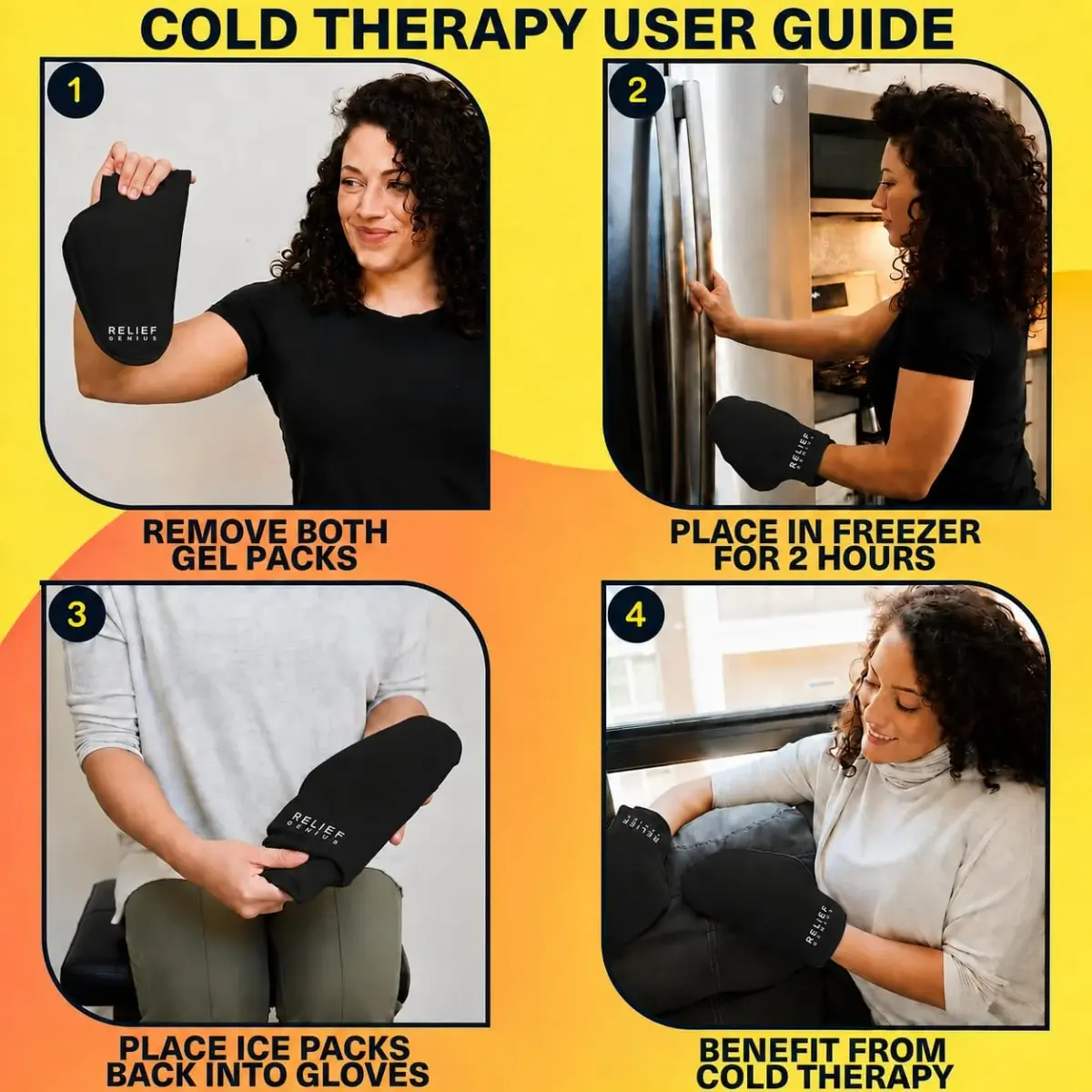 CTR BAND Relief Genius Cold Therapy Socks with Reusable Gel Ice Packs, Small/Medium (Blue) | Full Foot Coverage for Pain Relief - view 8