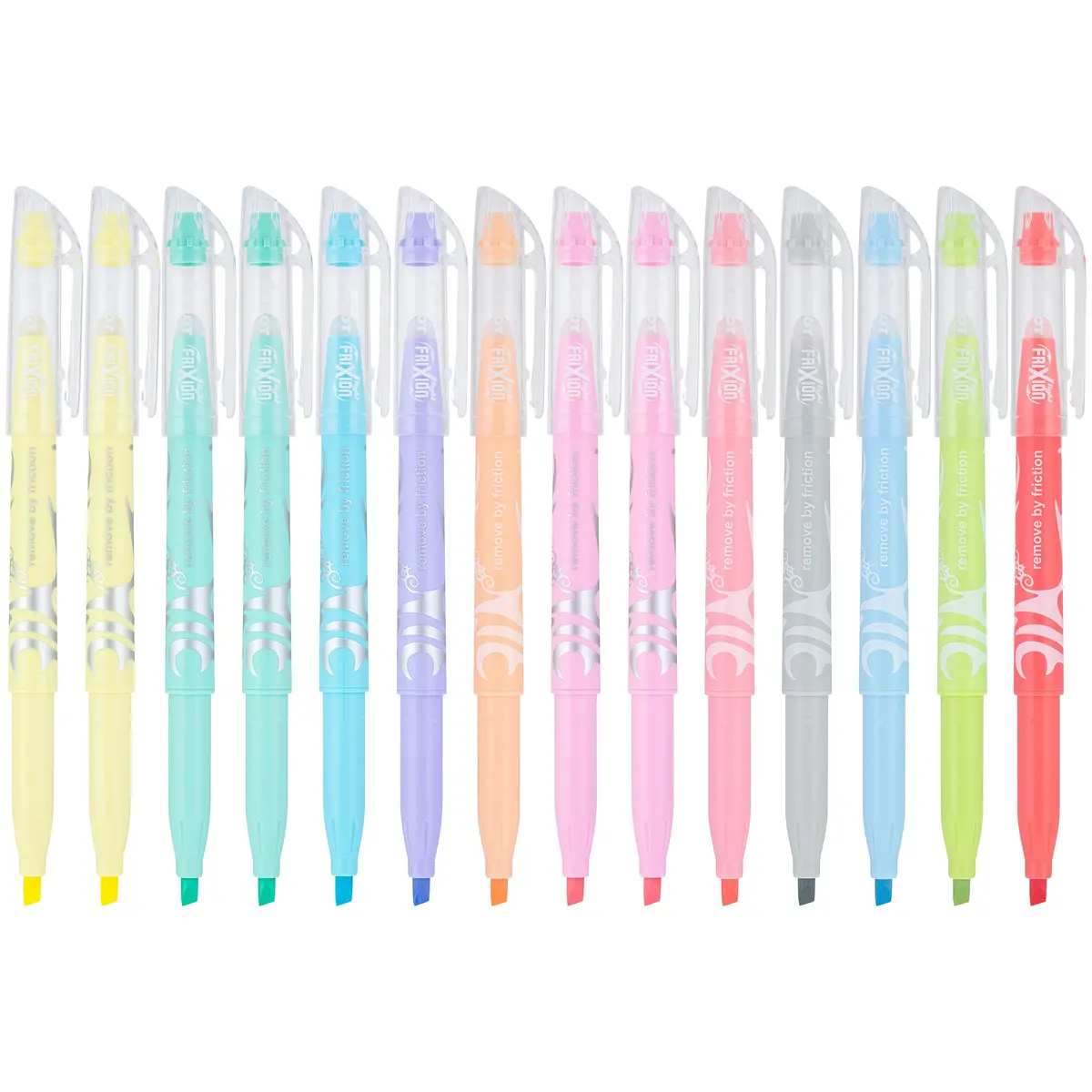 PILOT FriXion Light Pastel Erasable Highlighters 14 Count (0.1 kg) | Chisel Tip, Assorted Colors - main product image