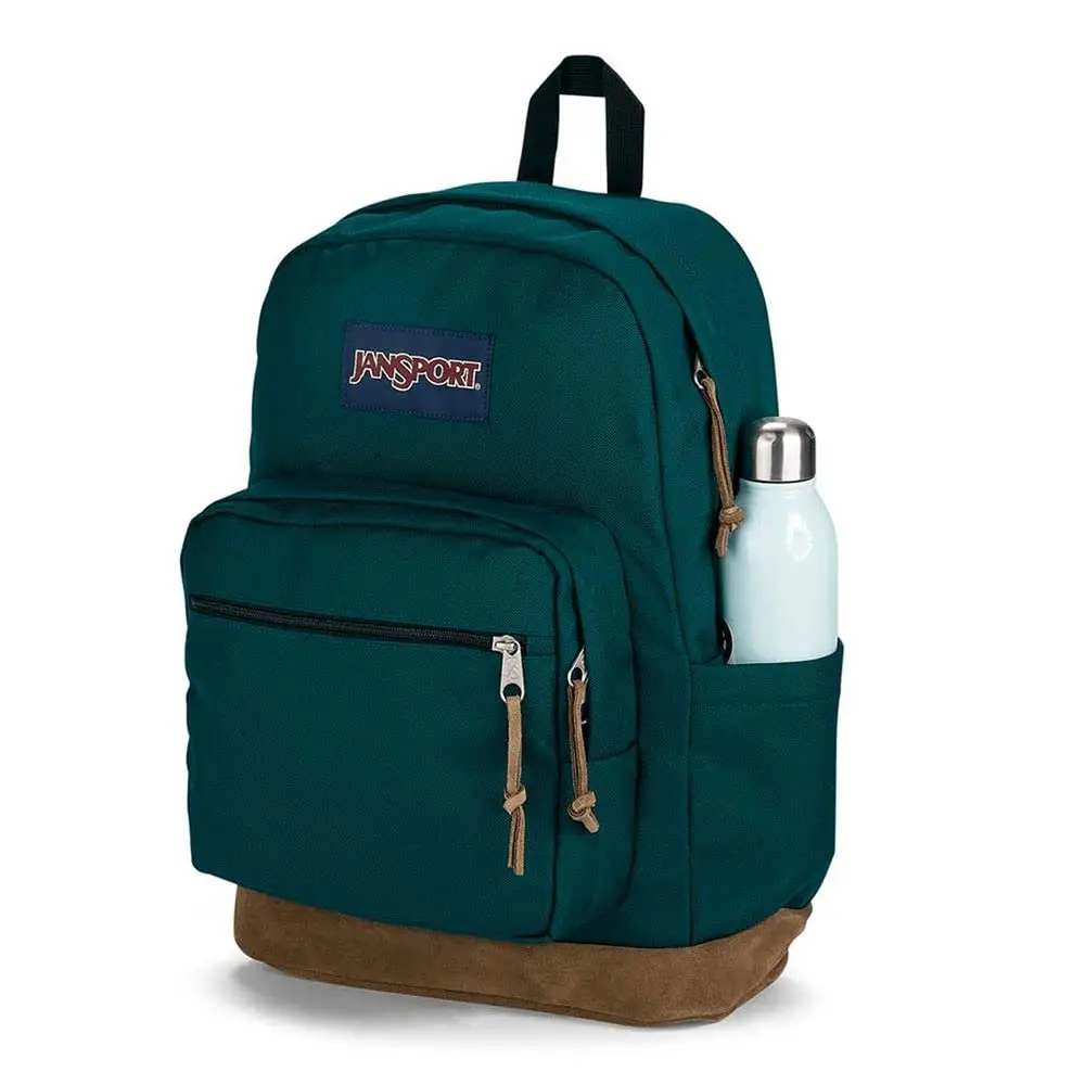 JanSport Right Pack Backpack - Durable Daypack with Padded 15" Laptop Sleeve, Spacious Main Compartment & Water Bottle Pocket - Deep Juniper - view 4