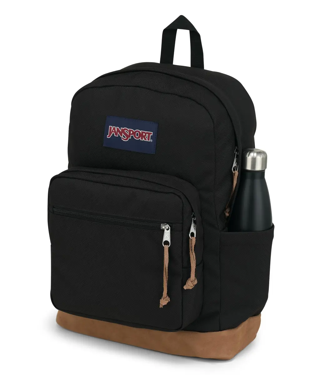 JanSport Right Pack Backpack - Durable Daypack with Padded 15" Laptop Sleeve, Spacious Main Compartment & Water Bottle Pocket - Black - view 3