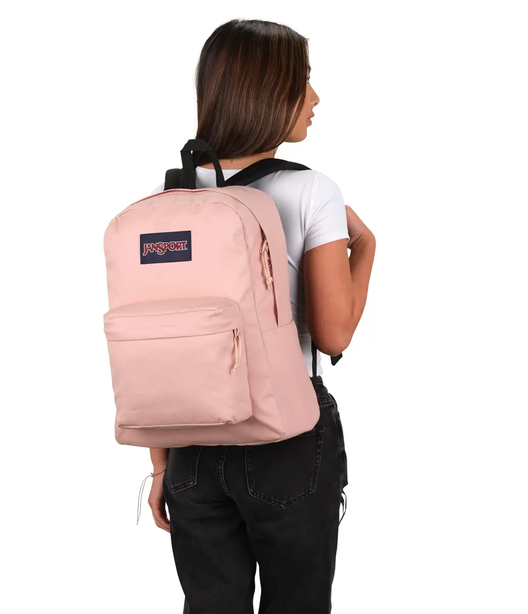 JanSport Superbreak Backpack - Durable, Lightweight, 26L (0.92 cu ft) | Misty Rose - view 7