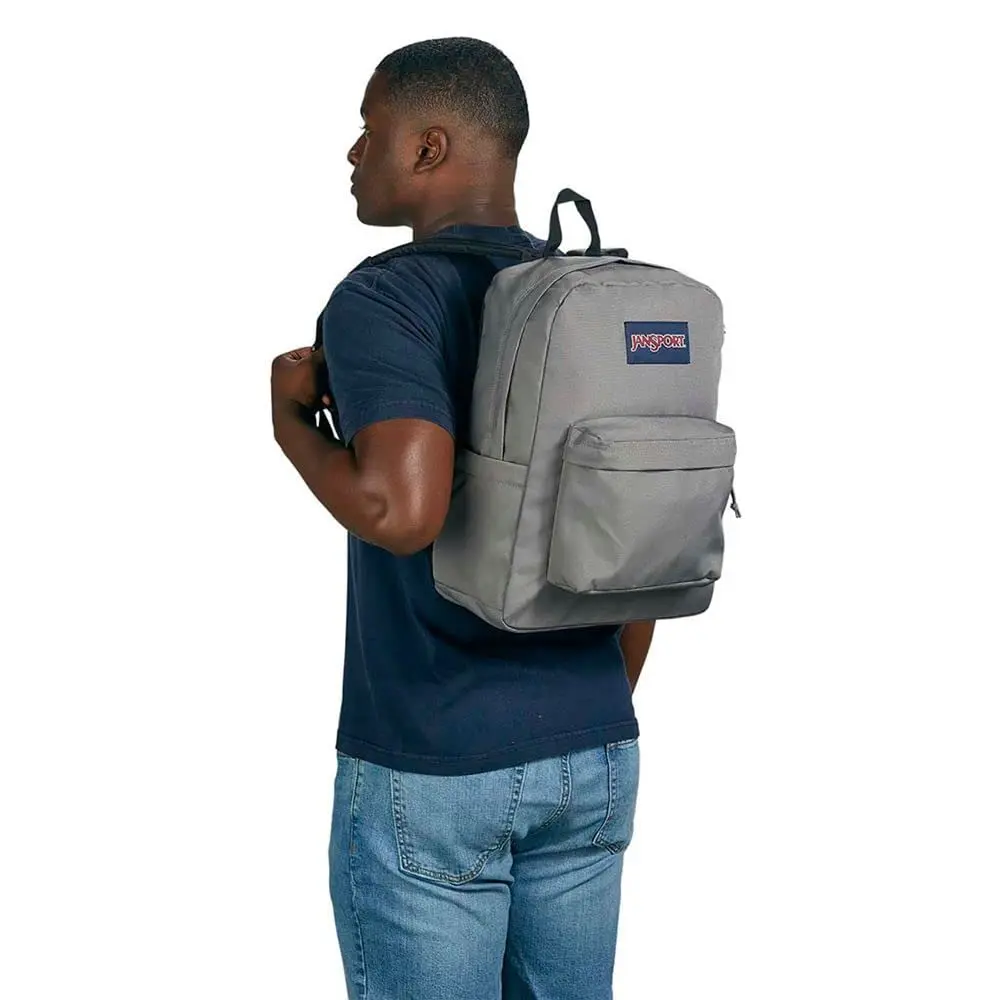 JanSport Superbreak Backpack Graphite Grey 26L (15.6 x 12.5 x 5.5 in) | Durable Lightweight Everyday Carry - view 5