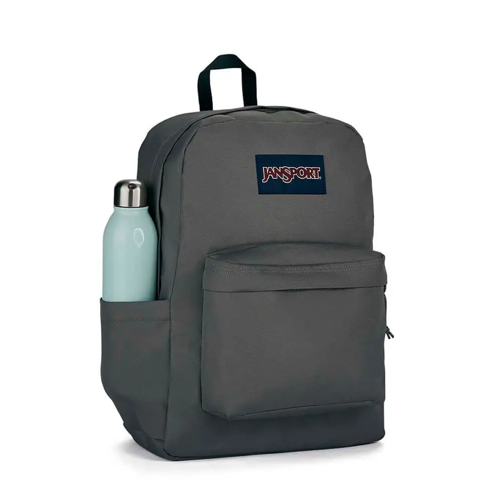 JanSport Superbreak Backpack Graphite Grey 26L (15.6 x 12.5 x 5.5 in) | Durable Lightweight Everyday Carry - view 3