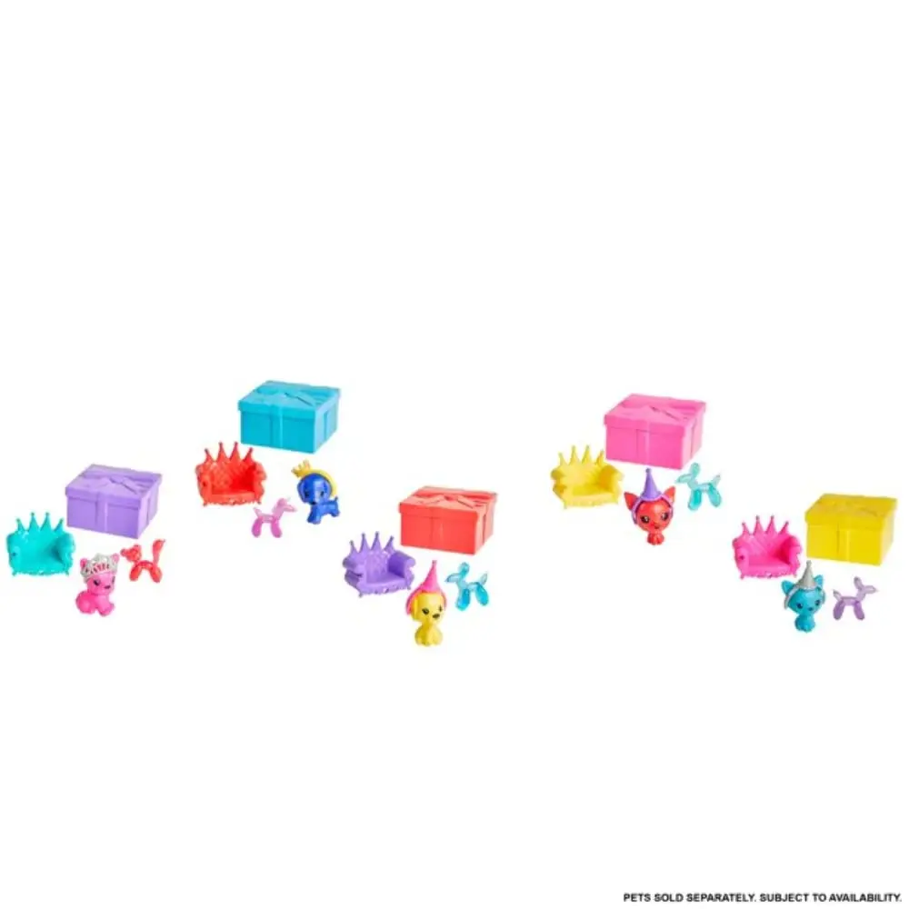 Barbie Color Reveal Pet, Party Series | Blue Metallic Coating & 5 Surprises, Kid-Friendly (70-120 chars) - view 6