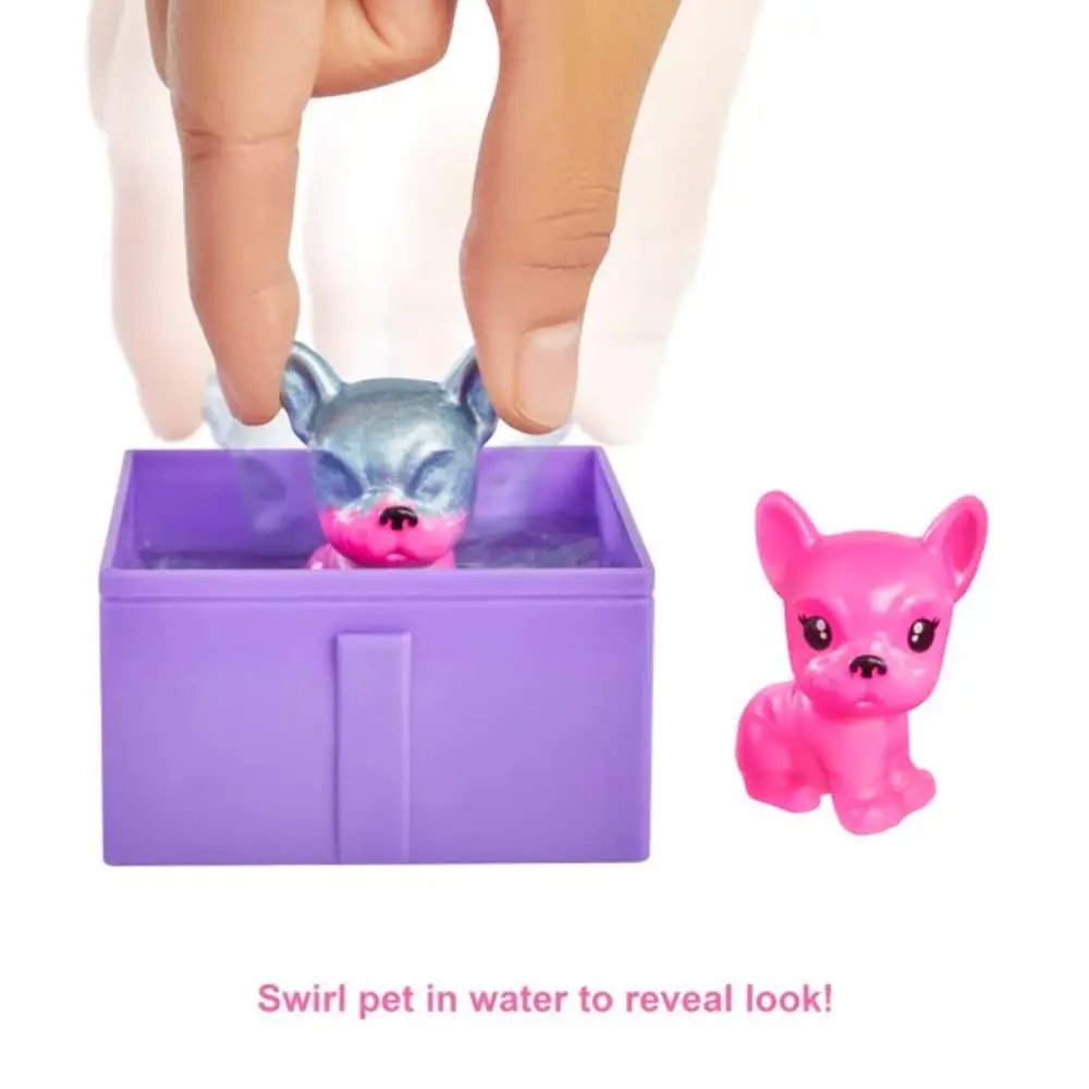 Barbie Color Reveal Pet, Party Series | Blue Metallic Coating & 5 Surprises, Kid-Friendly (70-120 chars) - view 4
