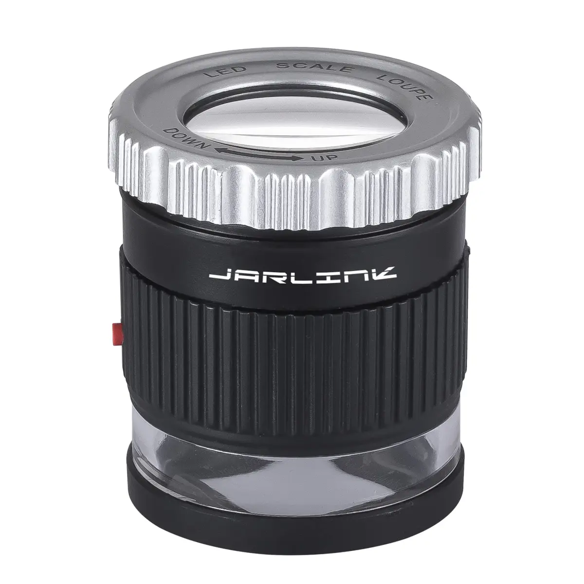 JARLINK 30X Adjustable Focal 3 LED Jewelers Loupe Magnifier, Black | Precision Jewelry & Coin Inspection - main product image
