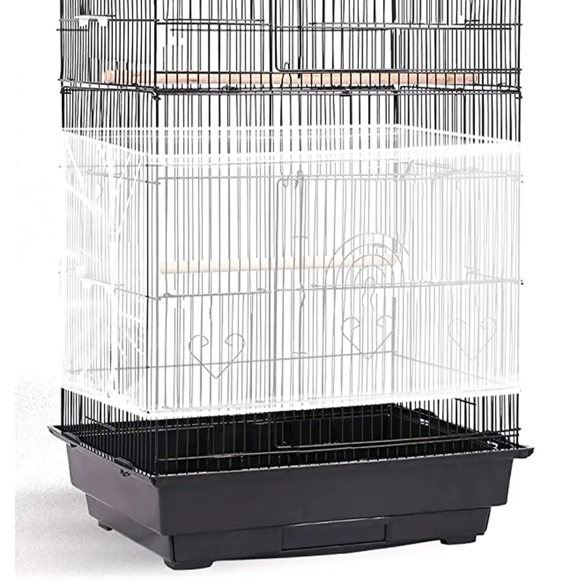 Shappy White Bird Cage Seed Catcher Net 200cm (78.7 Inch) | Keeps Cages Clean - main product image