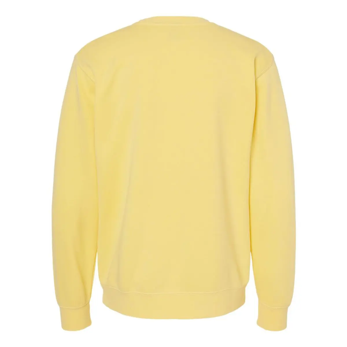 Independent Trading Co. Pigment-Dyed Crewneck Sweatshirt M Pigment Yellow | Long Sleeve Cotton Blend - view 3