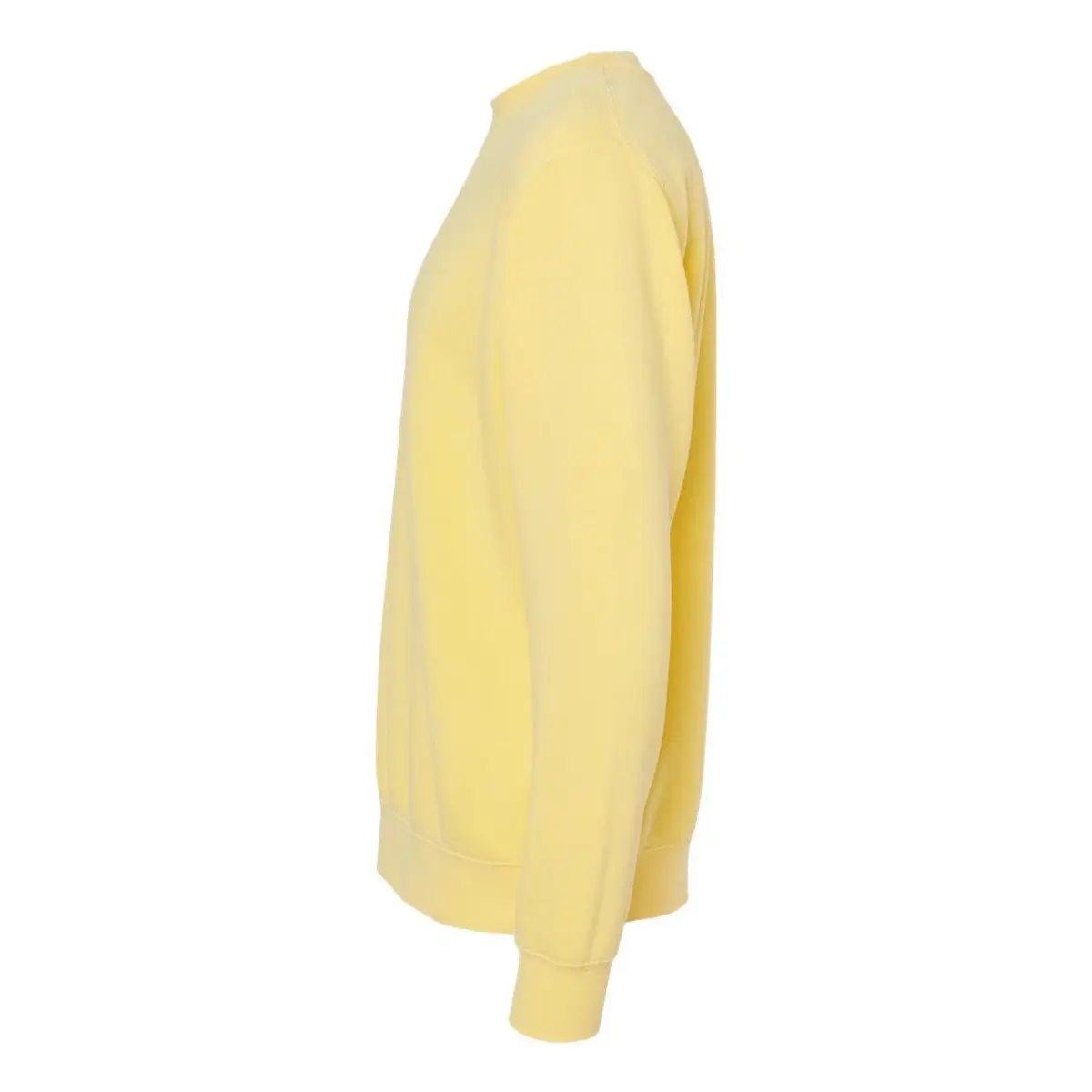 Independent Trading Co. Pigment-Dyed Crewneck Sweatshirt M Pigment Yellow | Long Sleeve Cotton Blend - view 4