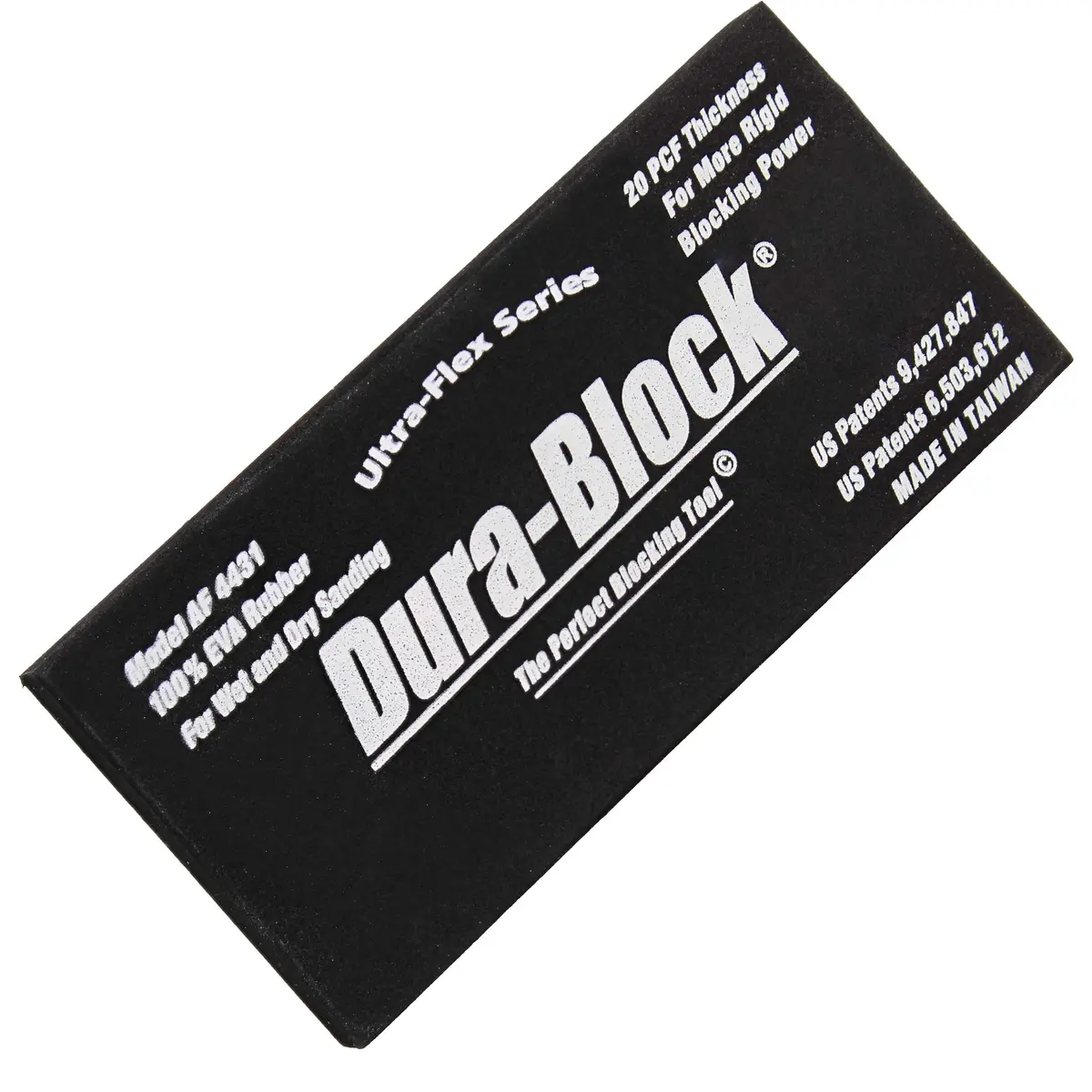 Dura-Block Sanding Block Holder Pad - 5.6in Ultra-Flex Scruff Pad for Auto & Wood - main product image