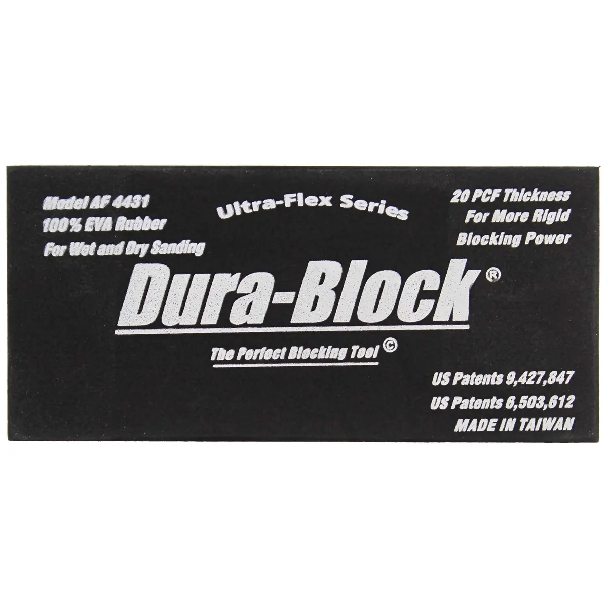 Dura-Block Sanding Block Holder Pad - 5.6in Ultra-Flex Scruff Pad for Auto & Wood - view 3