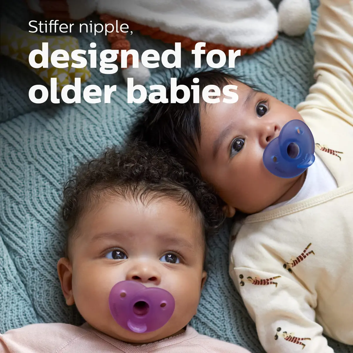 Philips Avent Soothie Heart Pacifier 2-Pack | Supports Natural Suckling, Medical Grade Silicone for Easy Hospital-Grade Sterilization - view 3