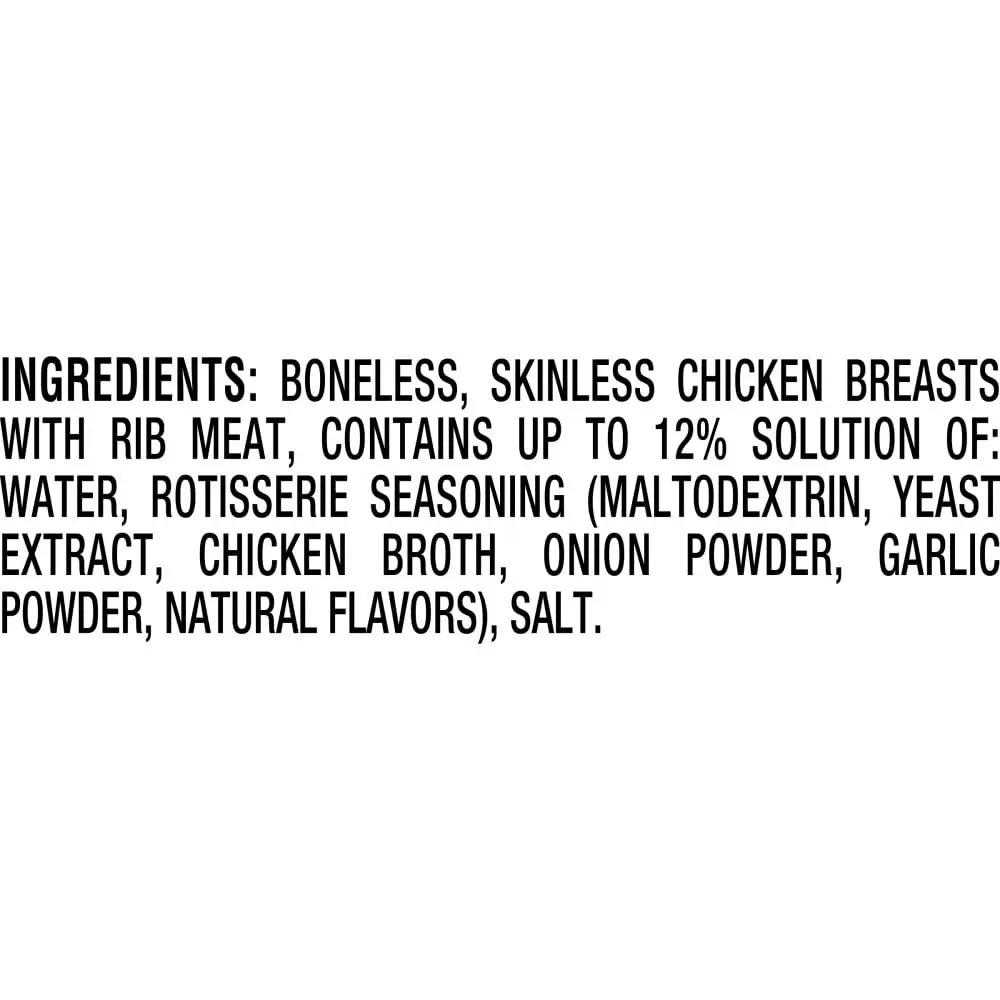 Tyson Rotisserie Seasoned Chicken Breasts 2.5 lb | Juicy, All Natural, Quick Cook - view 5