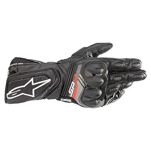 Alpinestars SP-8 V3 Full Gauntlet Leather Gloves 3XL (250g) | CE-Certified Race-Inspired Fit - main product image