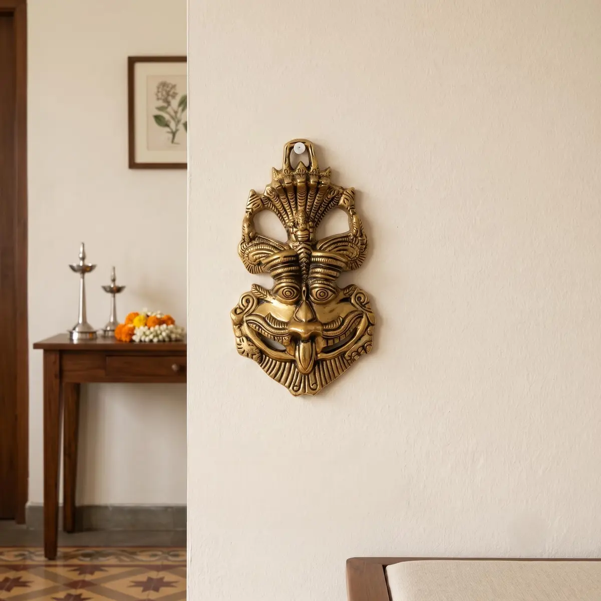 KridayKraft Metal Nazar Battu Wall Hanging 9.5 cm (3.74 inches) | Evil Eye Protection for Home & Office - view 3