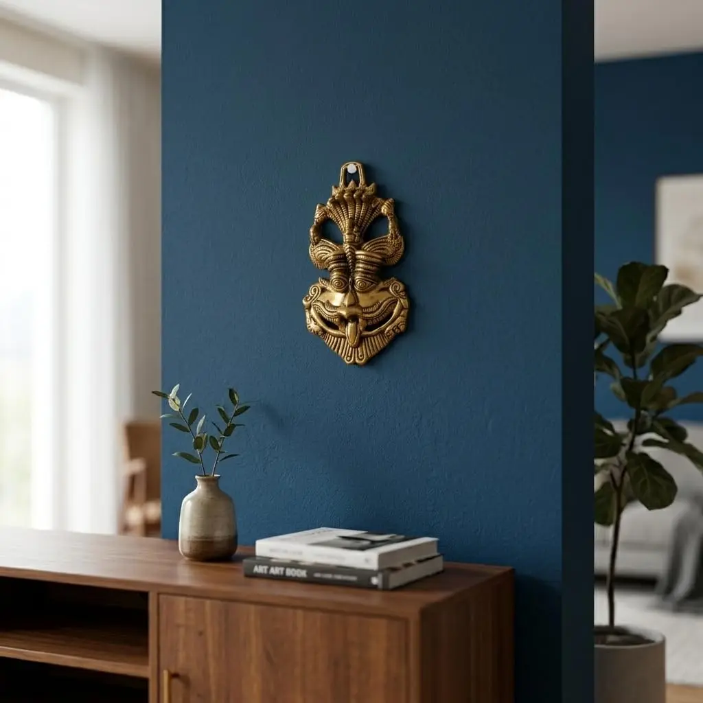 KridayKraft Metal Nazar Battu Wall Hanging 9.5 cm (3.74 inches) | Evil Eye Protection for Home & Office - view 4