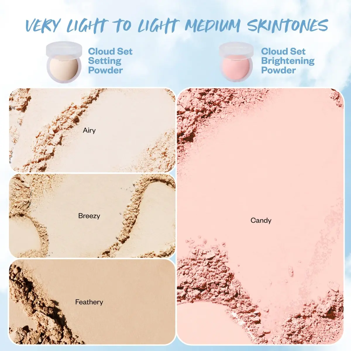 Kosas Cloud Set Baked Setting Powder Airy (0.3 oz / 8.5 g) | Translucent Pressed Powder for Shine Control - view 9