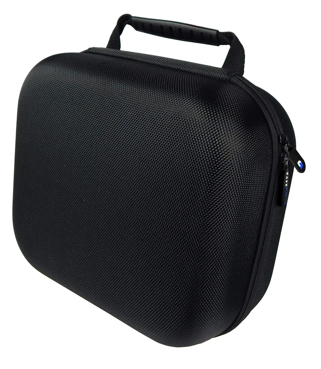 CASEMATIX Binocular Case with Impact-Absorbing Foam Interior - Hard Shell Protection, Reinforced Zippers, Rubber Handle, Accessory Bag (9.5" x 8" x 4.5") - view 5