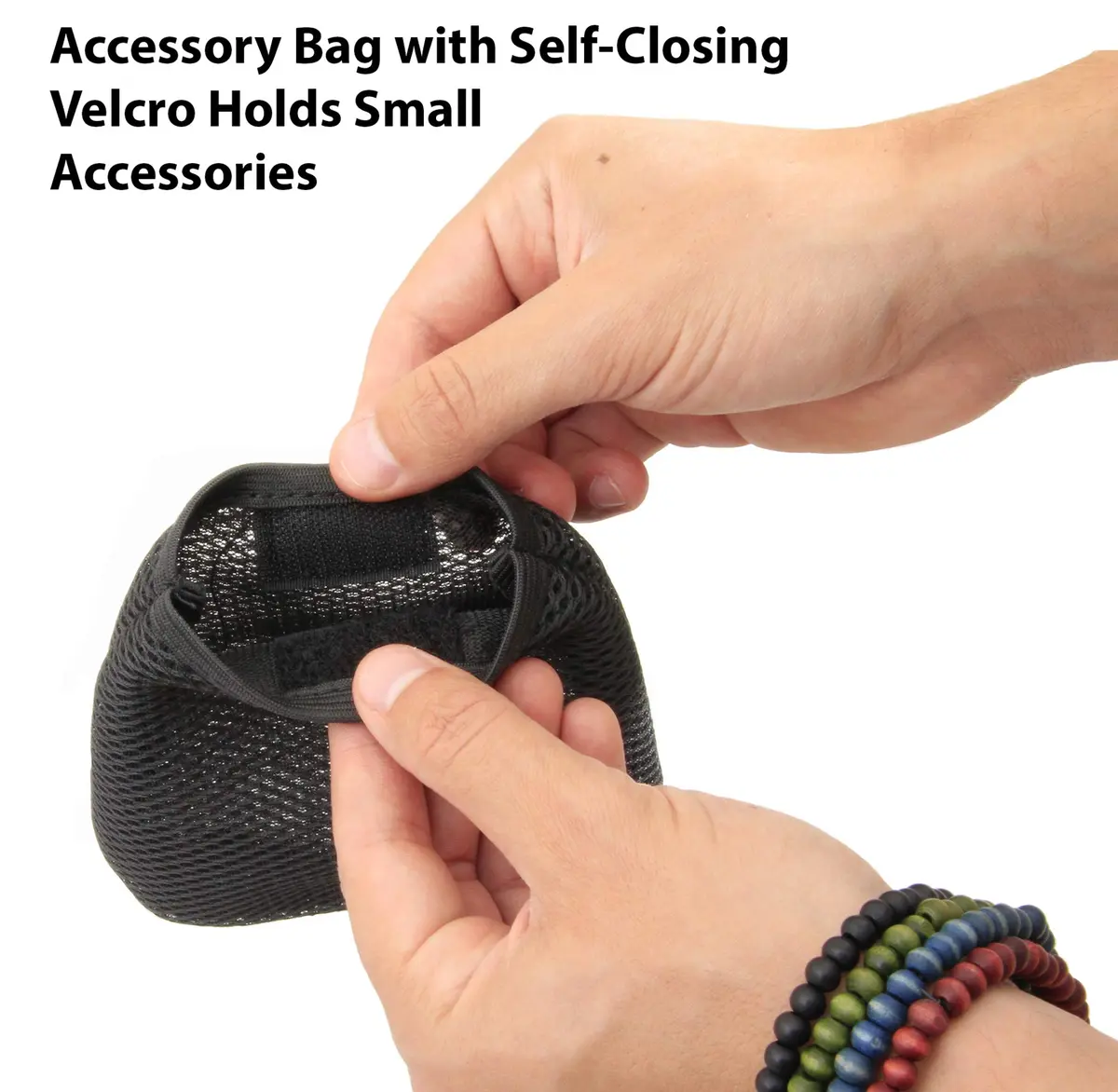CASEMATIX Binocular Case with Impact-Absorbing Foam Interior - Hard Shell Protection, Reinforced Zippers, Rubber Handle, Accessory Bag (9.5" x 8" x 4.5") - view 8