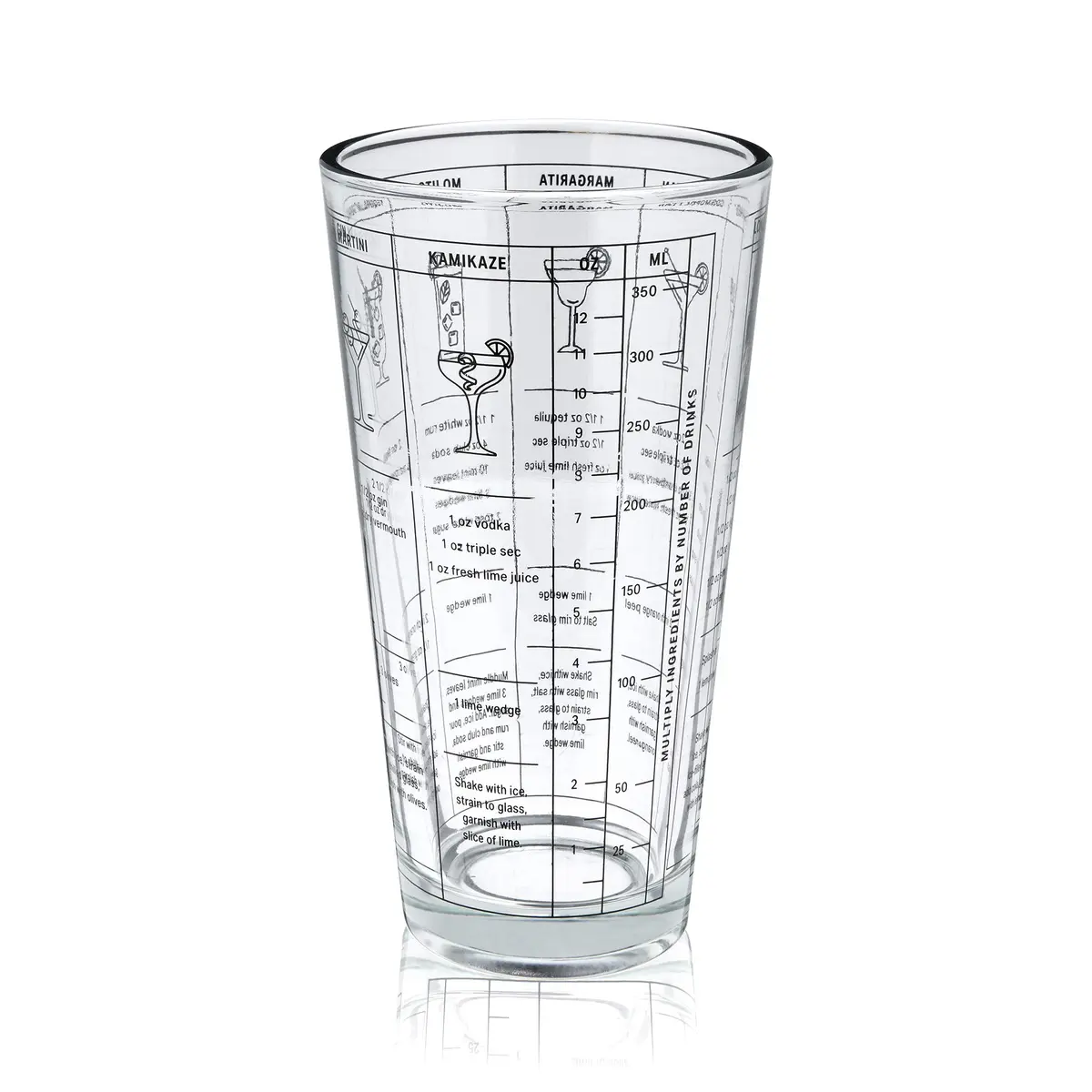 TRUE 3-Piece Barware Set for Mixed Drinks and Cold Brew Cocktails | Includes Cocktail Shaker Tin & Recipes - view 9