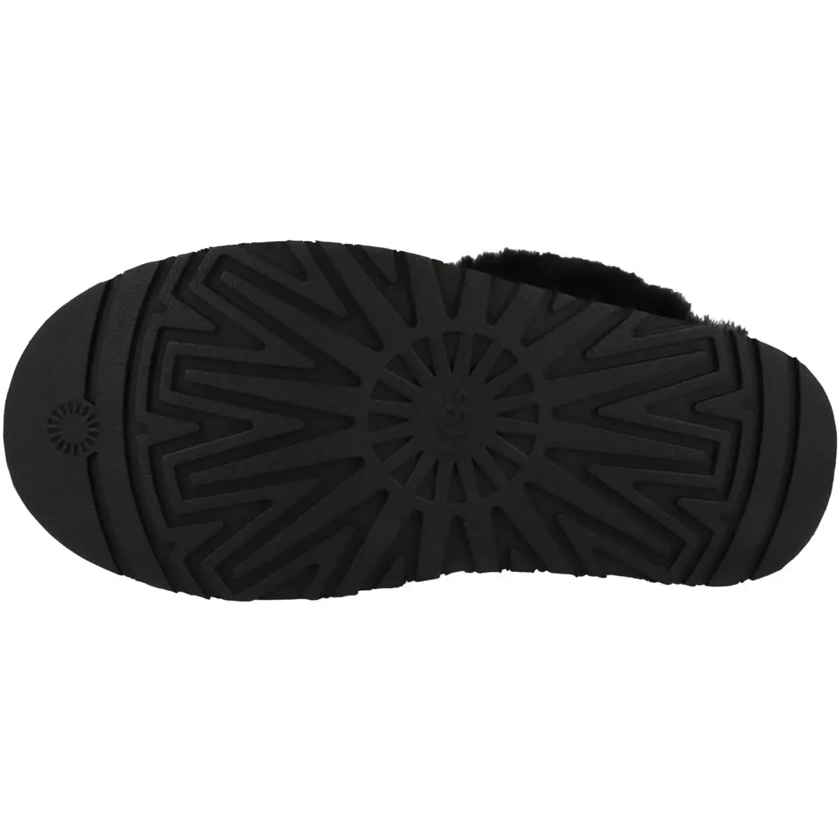 UGG Disquette Slipper Black 11 | Retro Platform Sheepskin Slip-On - view 6