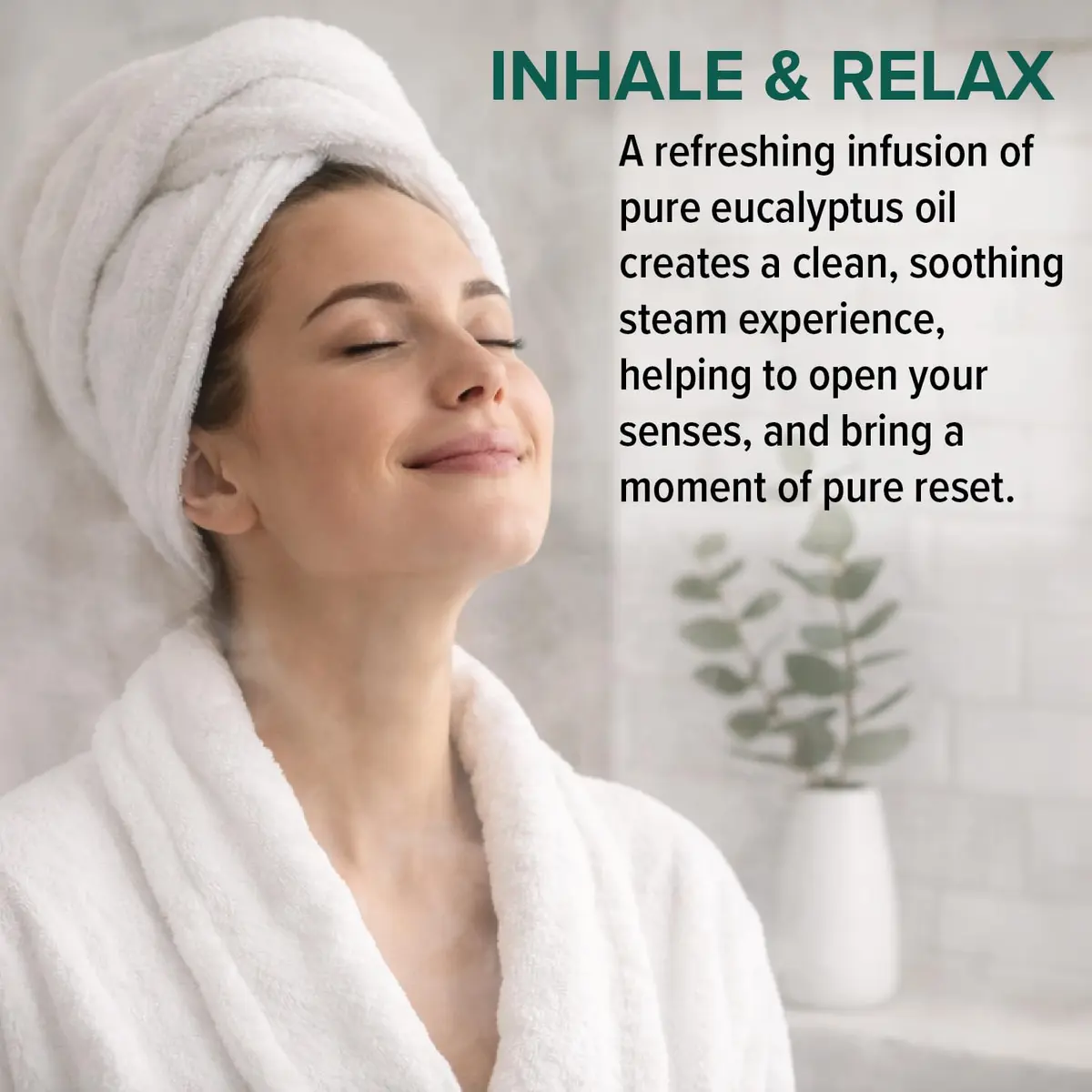 MOXE Eucalyptus Oil Shower Mist 4oz | Aromatherapy for Sinus & Tension Relief - view 5