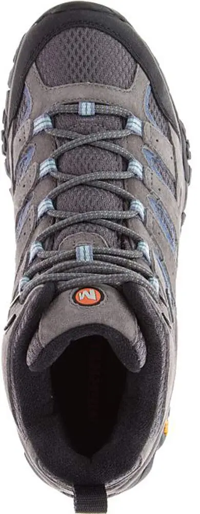 Merrell Women's Moab 2 Mid Waterproof Hiking Boot, Granite, 11 M US | Outdoor Waterproof Trail Shoe - view 2