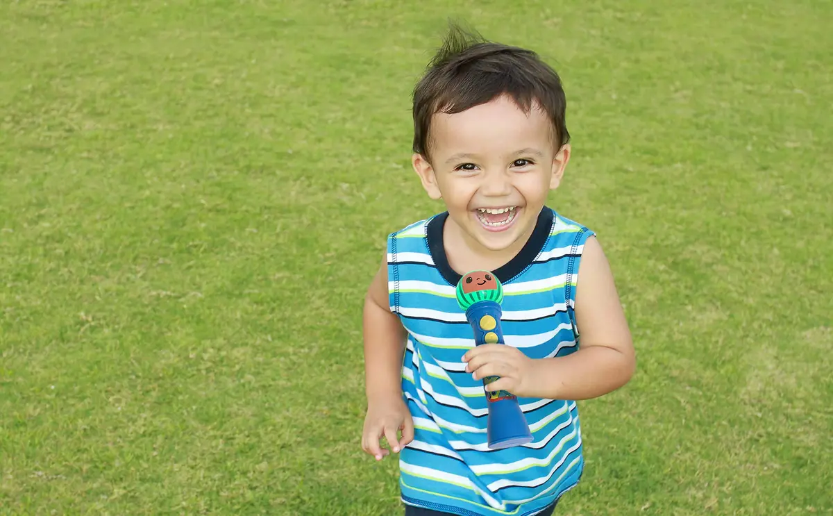 eKids Cocomelon Toy Microphone with Built-in Music, Multicolored | Toddler Musical Toy - view 5