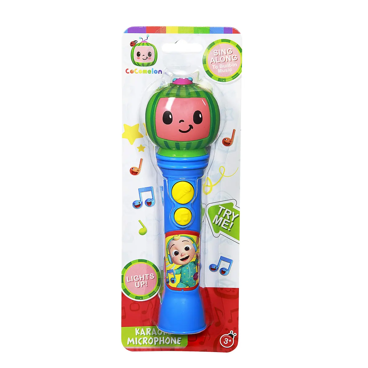 eKids Cocomelon Toy Microphone with Built-in Music, Multicolored | Toddler Musical Toy - view 6