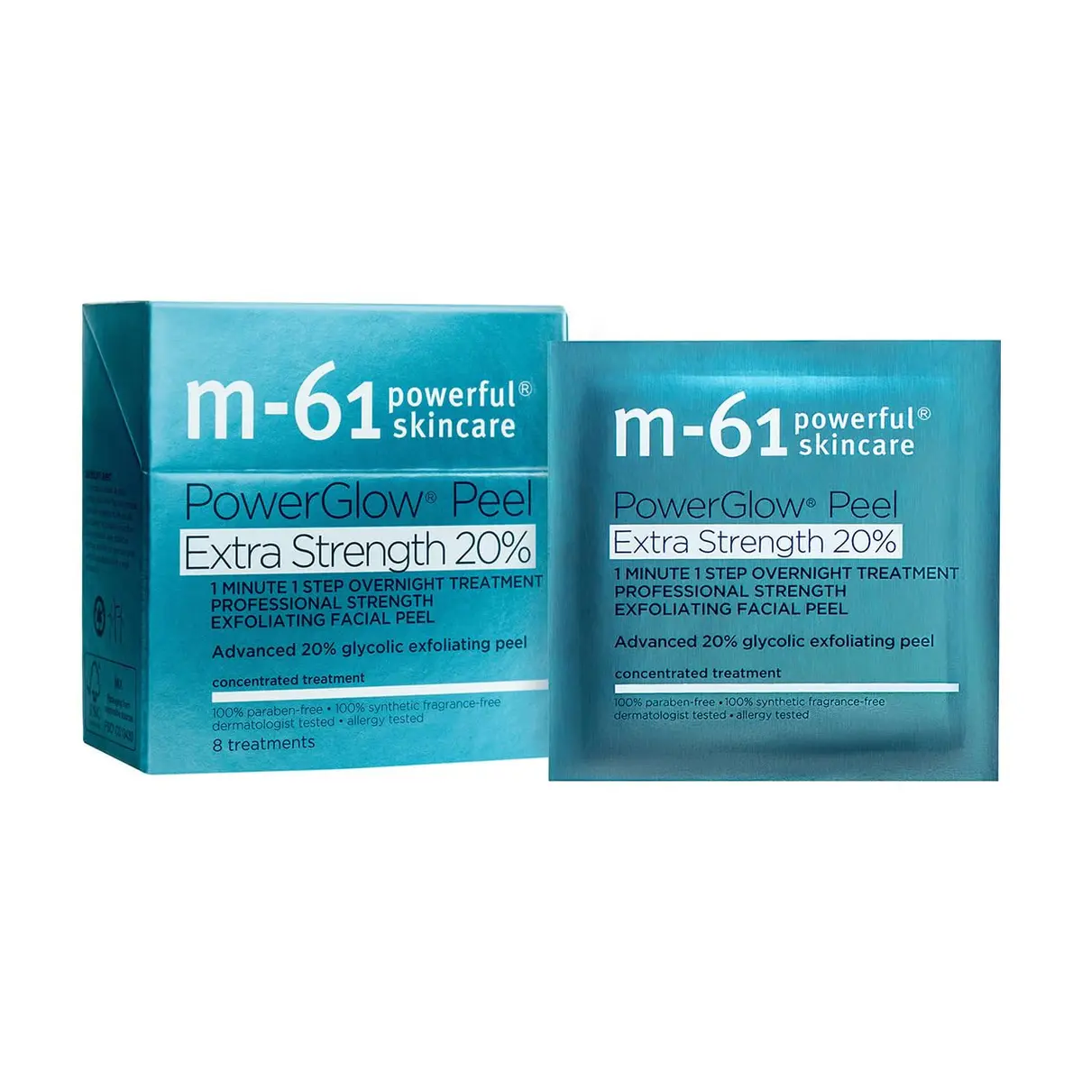m-61 PowerGlow Peel Extra Strength 20% | Overnight Skin Resurfacing Treatment - main product image