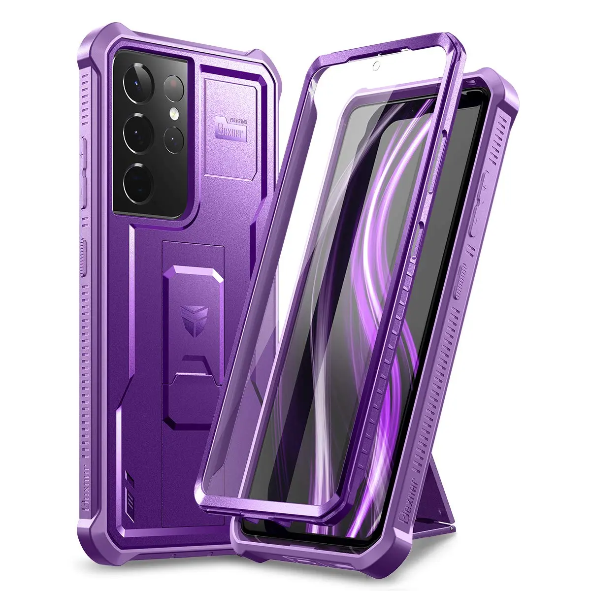 Dexnor for Samsung Galaxy S21 Ultra Case, 6.8 inch | Built-in Screen Protector & Heavy Duty Protection - main product image