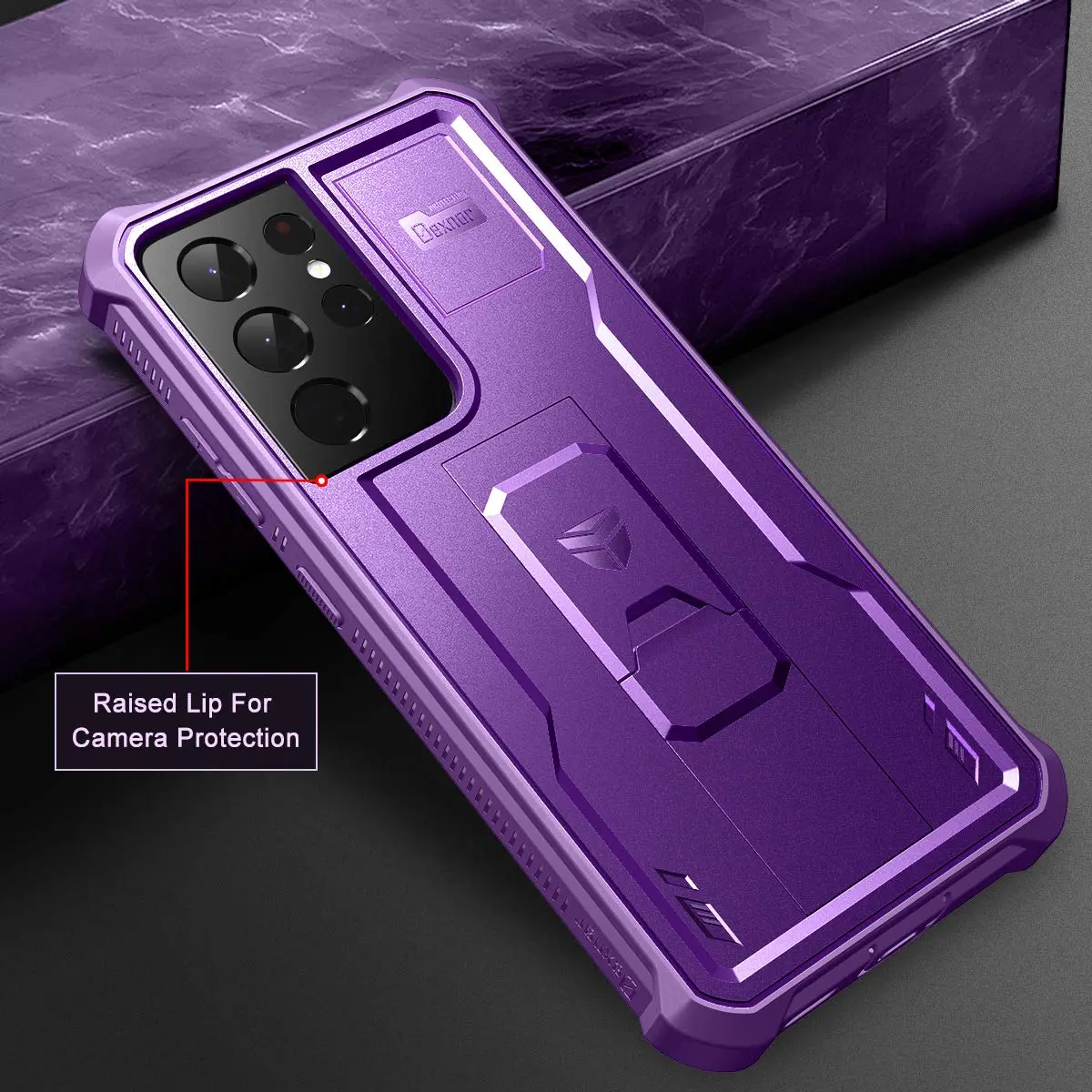 Dexnor for Samsung Galaxy S21 Ultra Case, 6.8 inch | Built-in Screen Protector & Heavy Duty Protection - view 7