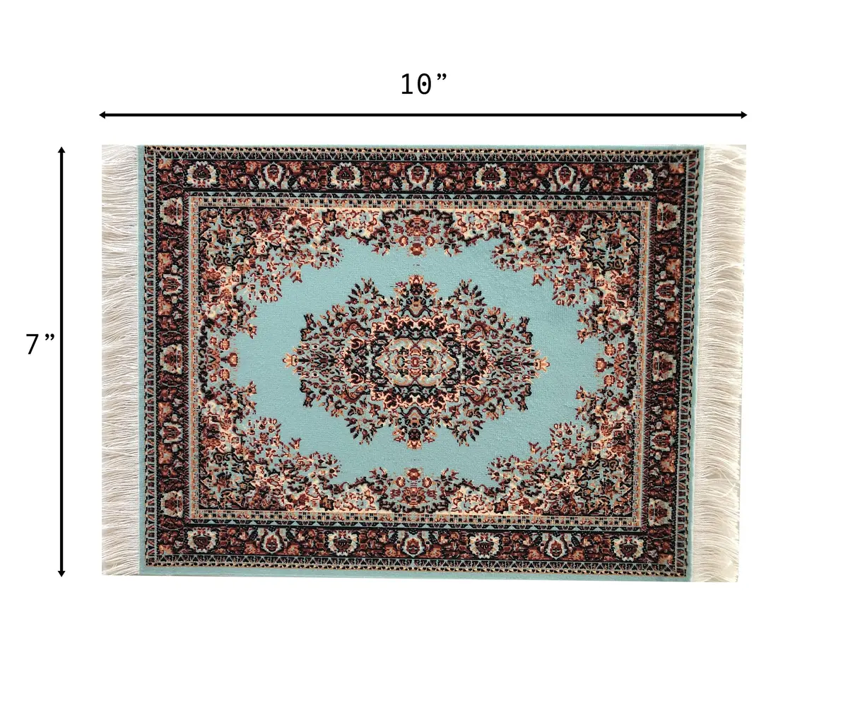 Inusitus Boho Rug Mousepad Small 18cm (7") x 25cm (10") | Vintage Oriental Design for Home Office - view 6