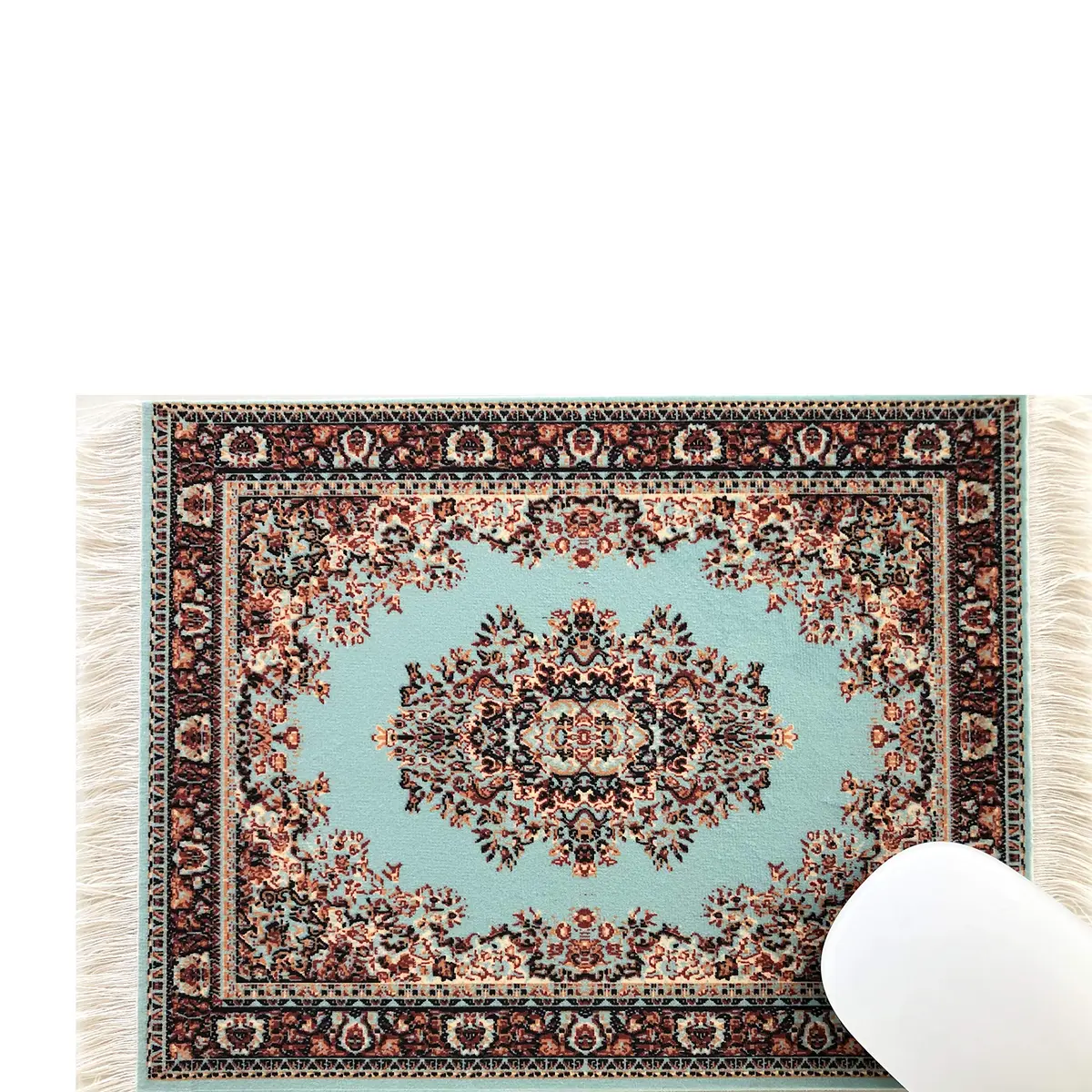 Inusitus Boho Rug Mousepad Small 18cm (7") x 25cm (10") | Vintage Oriental Design for Home Office - view 3