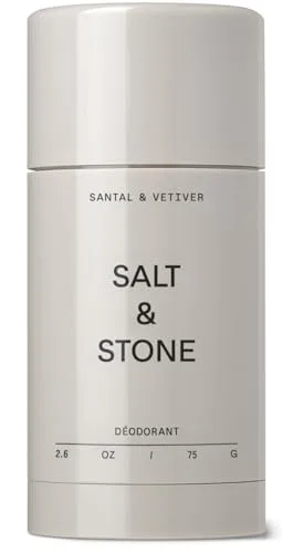Salt & Stone Aluminum Free Deodorant Extra Strength Santal & Vetiver 74g (2.6 oz) | Odor Protection for Active Lifestyles - main product image