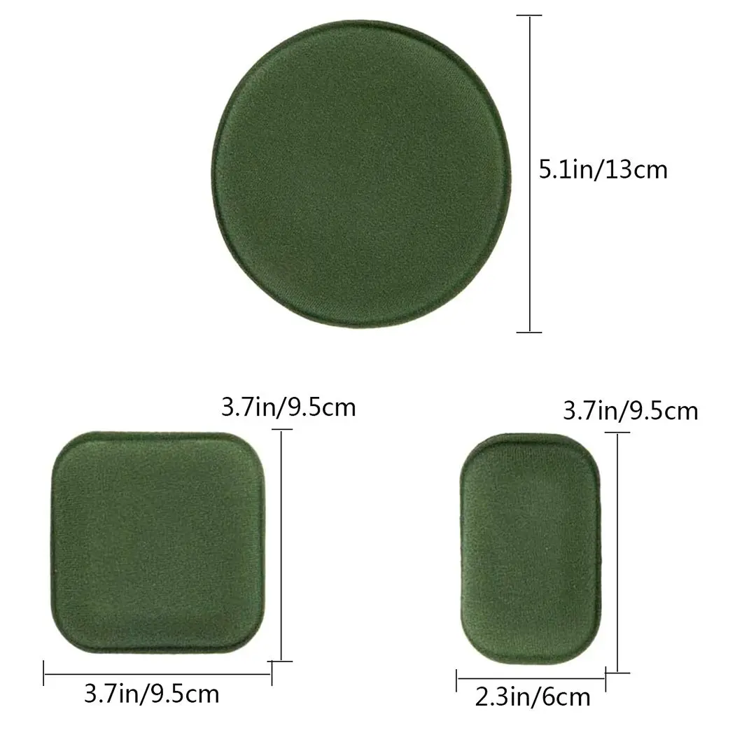 AOUTACC Universal Helmet Pads 19PCS (9 Foam Pads + 10 Hook&Loop Circles) | Replacement Foam Padding Kit for Bike Helmets - view 8