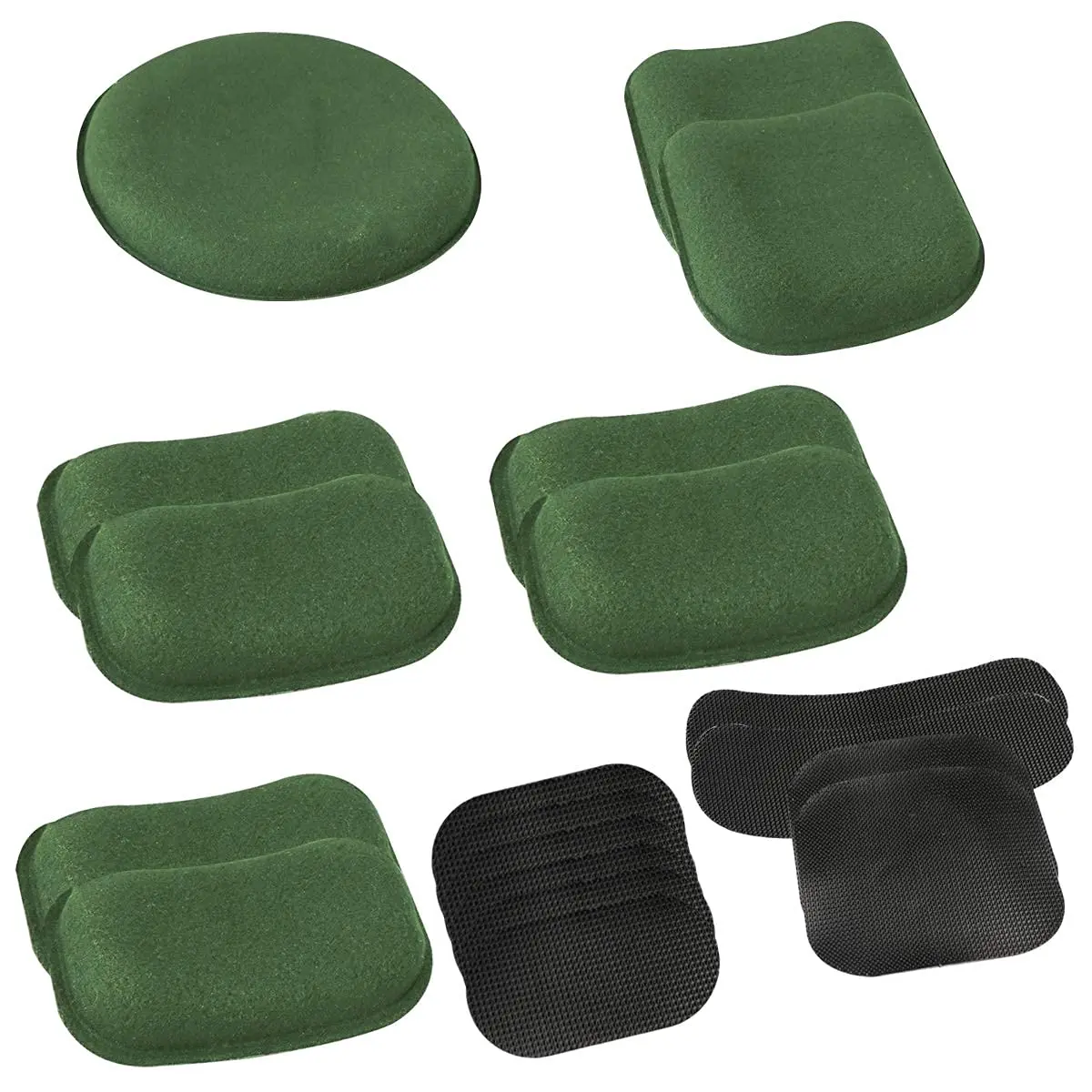 AOUTACC Universal Helmet Pads 19PCS (9 Foam Pads + 10 Hook&Loop Circles) | Replacement Foam Padding Kit for Bike Helmets - view 9