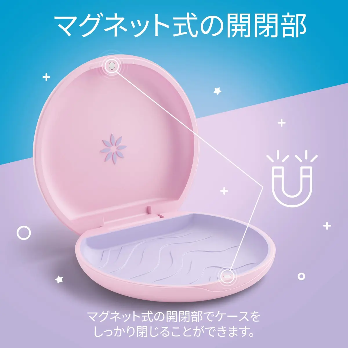 INVISALIGN Pink Aligner and Retainer Case | Official, Medical-Grade Thermoplastic, Magnetic Closure - view 2