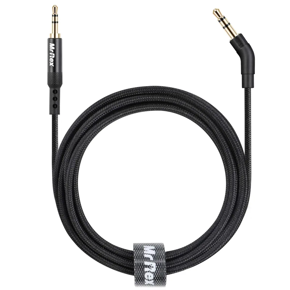 Mr Rex 2.5mm to 3.5mm Audio Cable 5m (16.5ft) | Nylon Braided Aux Cord for Bose QC Headphones & JBL Headsets - main product image