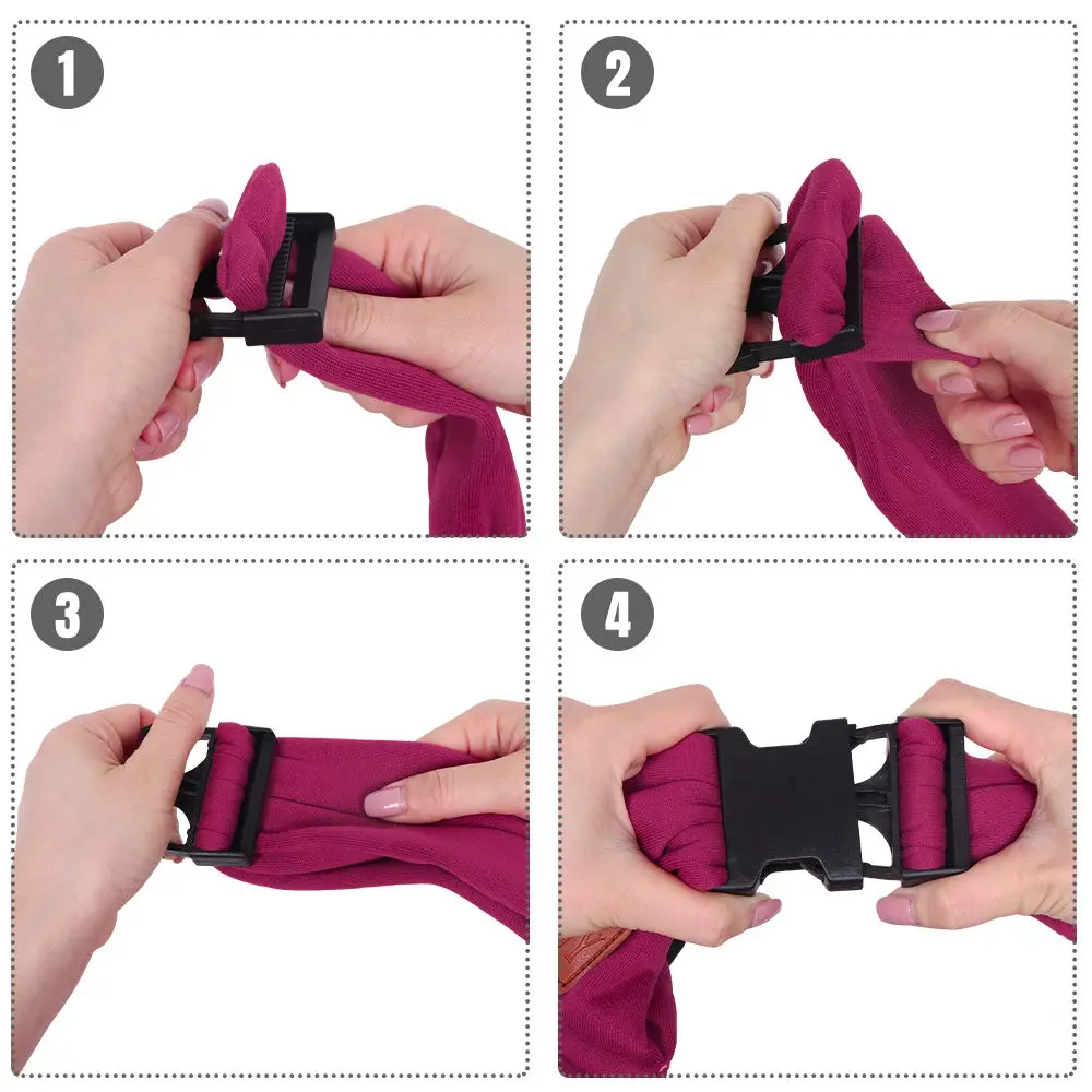 FDJASGY Small Dog Sling Carrier Fuchsia | Hands-Free Adjustable Pet Travel Bag for Small Dogs & Puppies (12 lbs Max) - view 7