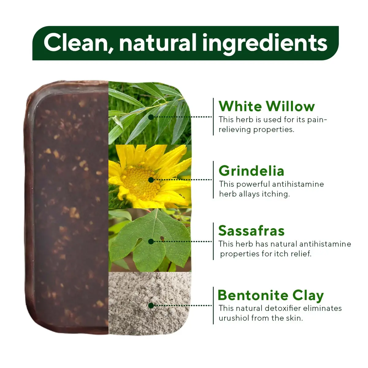 Marie Originals Poison Ivy Soap 6 Pack | Natural Skin Cleanser for Poison Ivy Relief - view 3