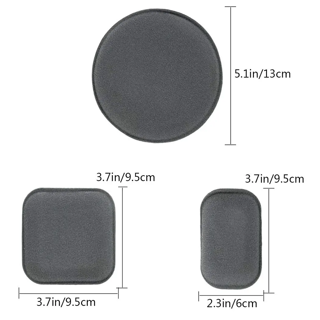 AOUTACC Universal Airsoft Helmet Pads | Foam Replacement Kit for Fast-Style/Mich/ACH (Gray, Medium) - view 7