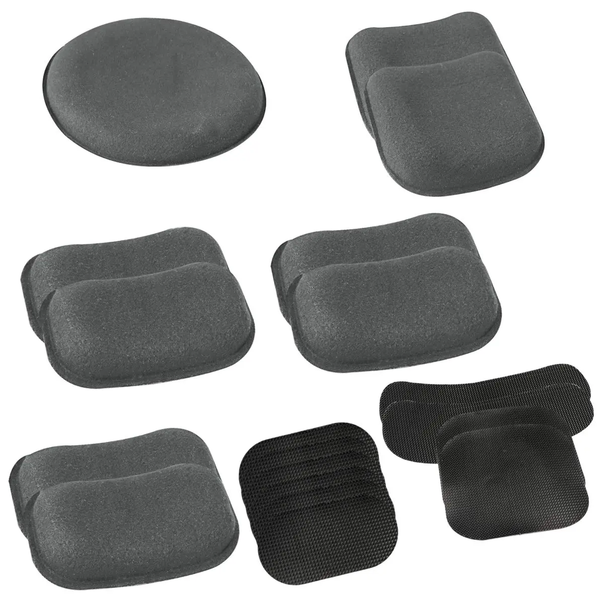 AOUTACC Universal Airsoft Helmet Pads | Foam Replacement Kit for Fast-Style/Mich/ACH (Gray, Medium) - view 8