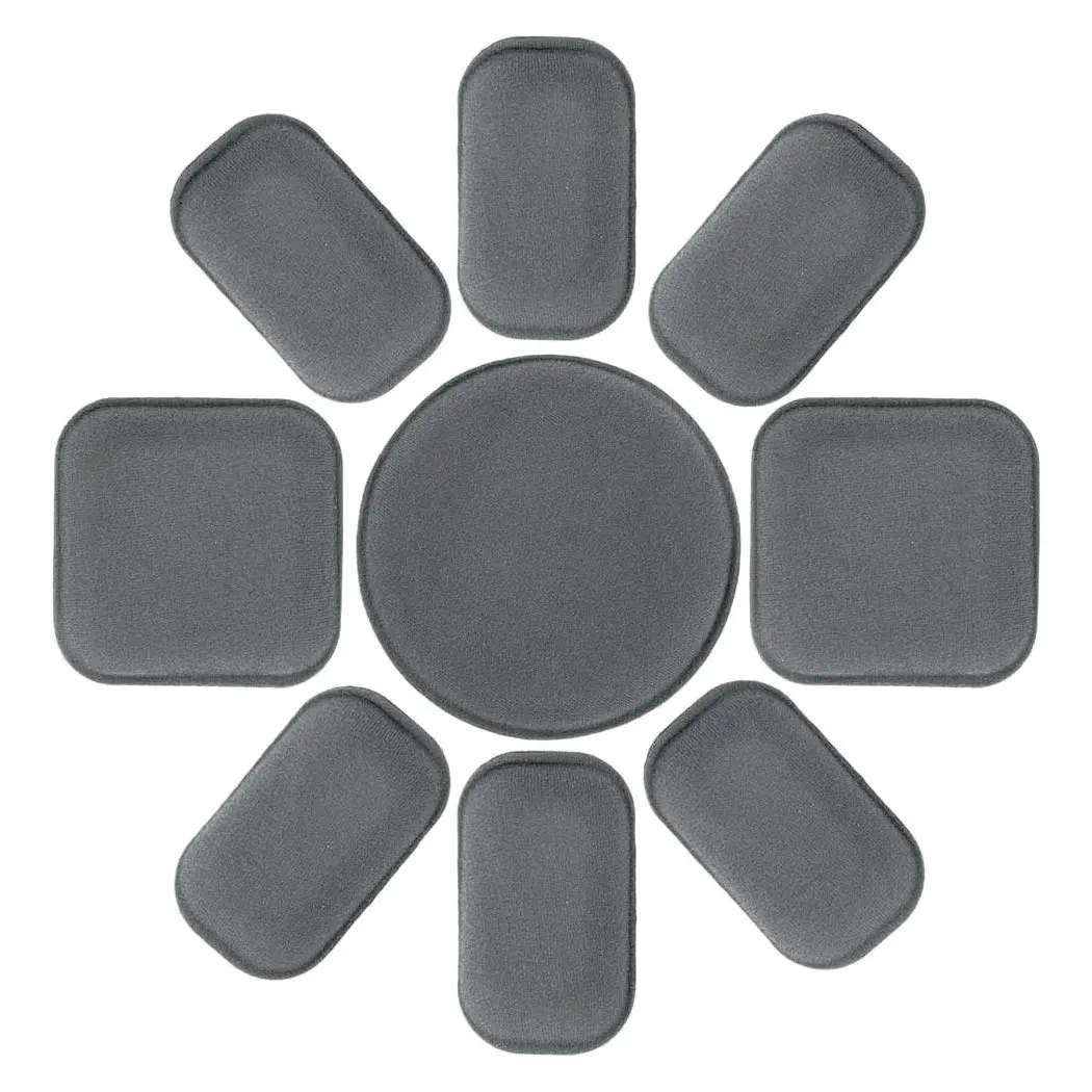 AOUTACC Universal Airsoft Helmet Pads | Foam Replacement Kit for Fast-Style/Mich/ACH (Gray, Medium) - view 9