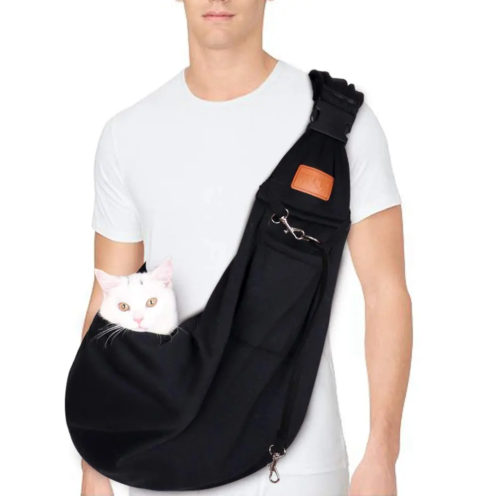 FDJASGY Small Dog Sling Carrier 56cm (22in) | Hands-Free Breathable Mesh for Travel - view 2