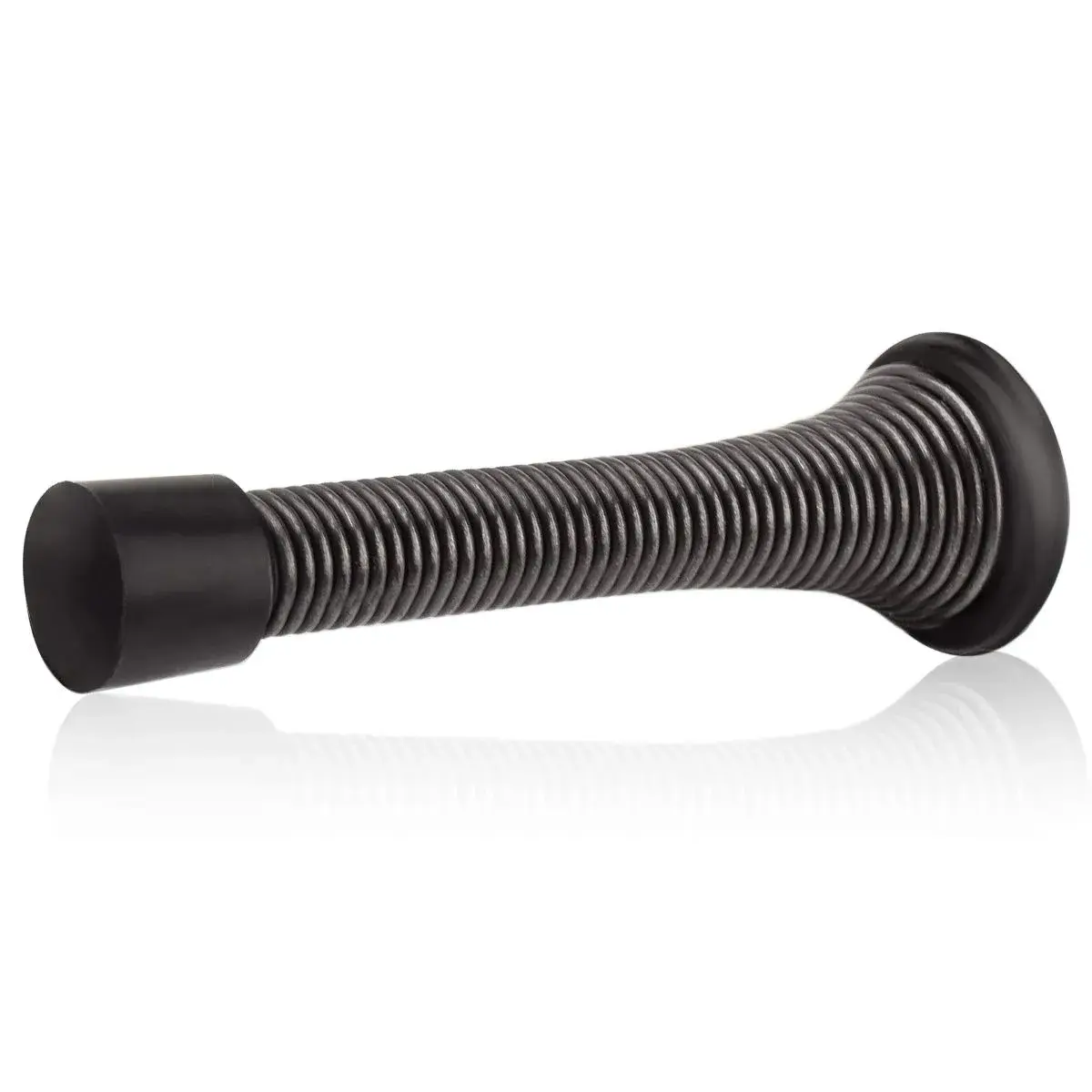 HOMOTEK 30 Pack Oil Rubbed Bronze Spring Door Stops, 3-1/8” Heavy Duty Door Stop | Protects Walls and Doors - main product image